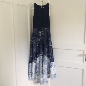 Hutch High low maxi dress navy Size XS